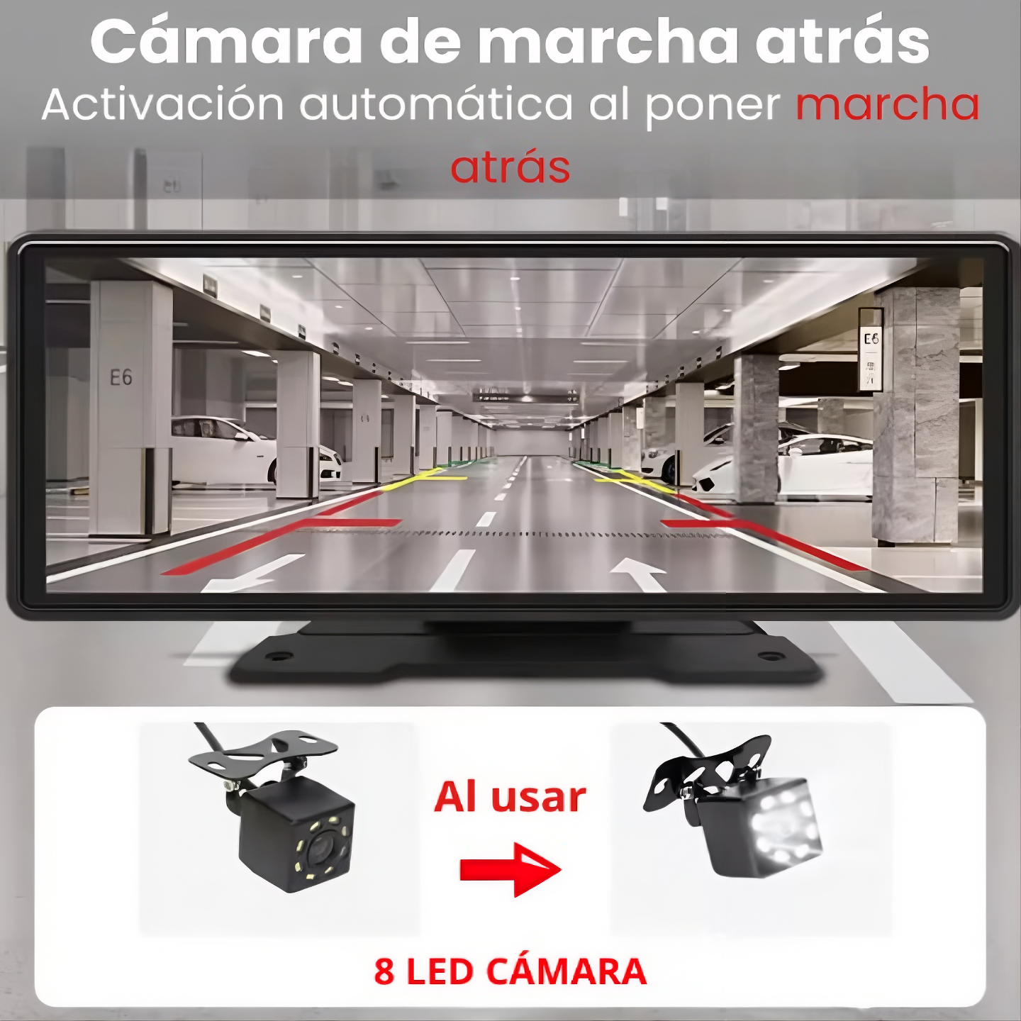 Apple Carplay inalámbrico con Cámara trasera automática - Autrixo™