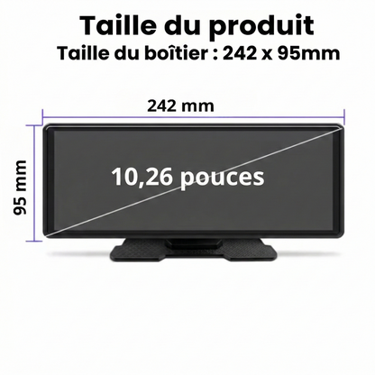 Apple CarPlay sans fil avec caméra de recul automatique – Autrixo™