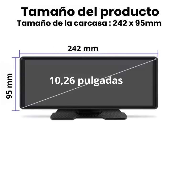 Apple Carplay inalámbrico con Cámara trasera automática - Autrixo™