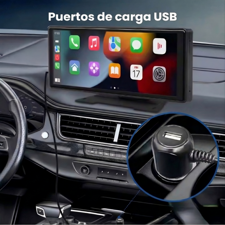 Apple Carplay inalámbrico con Cámara trasera automática - Autrixo™